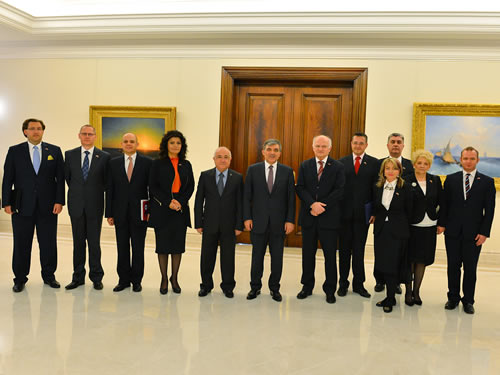 President Gül Receives Croatian Parliament Speaker